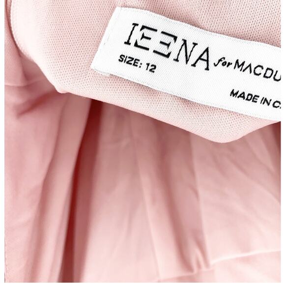 MAC DUGGAL Dress Size 12 Evening Gown Pink Open Back NEW High Neck Side Ruched - Picture 4 of 8